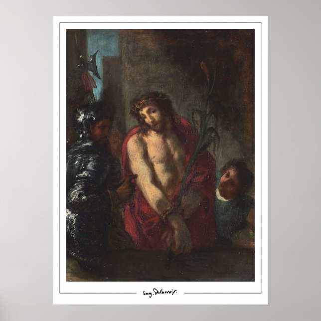 Eugène Delacroix Zedign Poster de Arte #527 (Frente)