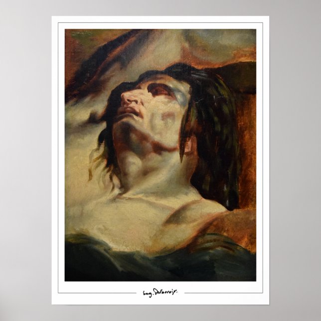 Eugène Delacroix Zedign Poster de Arte #537 (Frente)