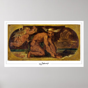 Eugène Delacroix Zedign Poster de Arte #720