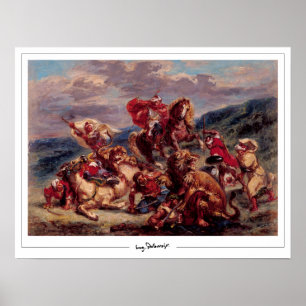 Eugène Delacroix Zedign Poster de Arte #97