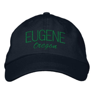Eugene Oregon Embroidered Gorra
