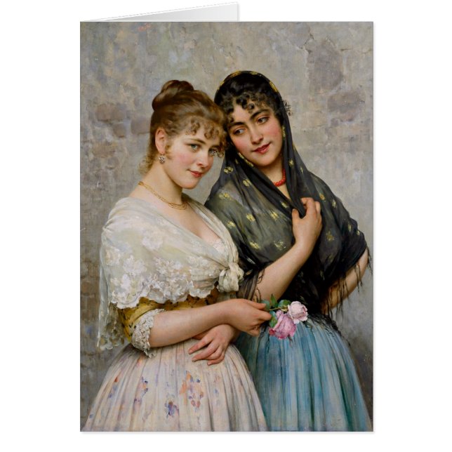 Eugene von Blaas Dos mujeres venecianas CC0438 (Frente)