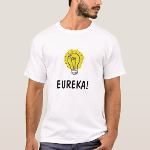 ¡Eureka! Camiseta del ilustracion de la idea de la