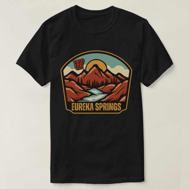 Eureka Springs, camiseta de Arkansas (Diseño del anverso)