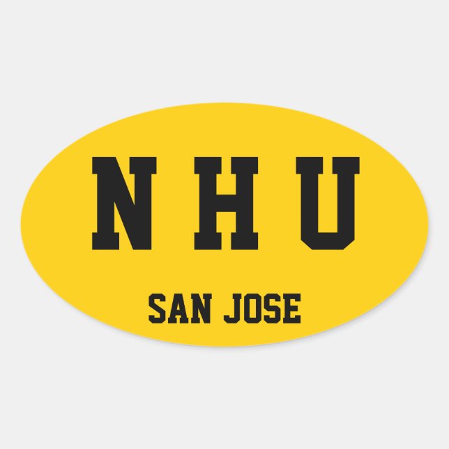 Euro Pegatina de la Universidad Nacional Hispana (Anverso)