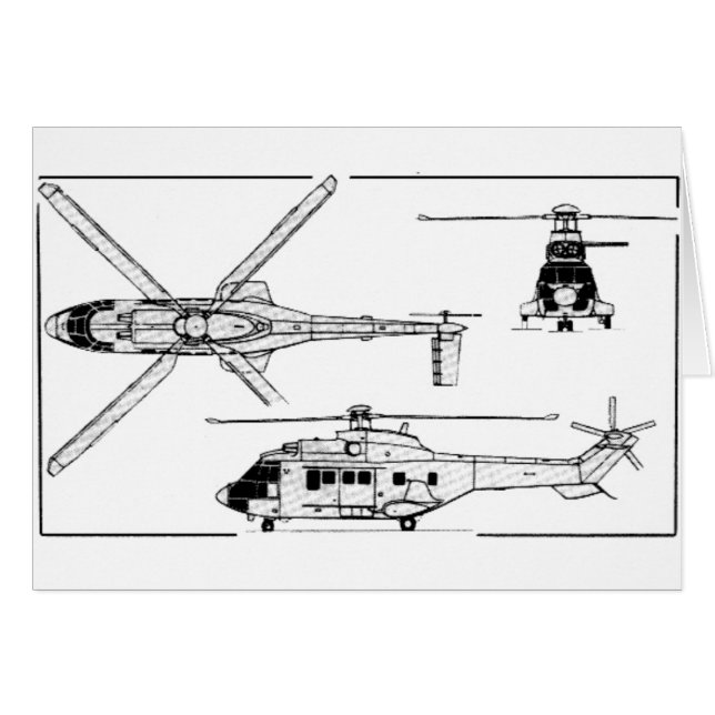Eurocopter-Super-Puma-SA-33 (Anverso (Horizontal))