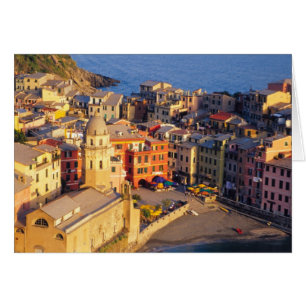 Europa, Italia, Cinque Terre. Aldea de Vernazza