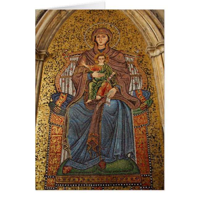 Europa, Italia, Sicilia, Taormina. Madonna y niño (Frente)