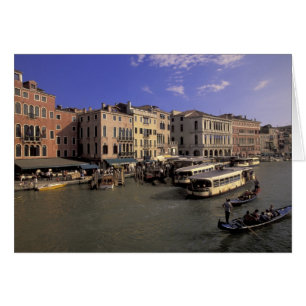 Europa, Italia, Venecia, Tráfico de barcos por Ria