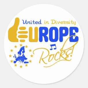 ¡Europa Rocks! pegatinas - elegir estilo