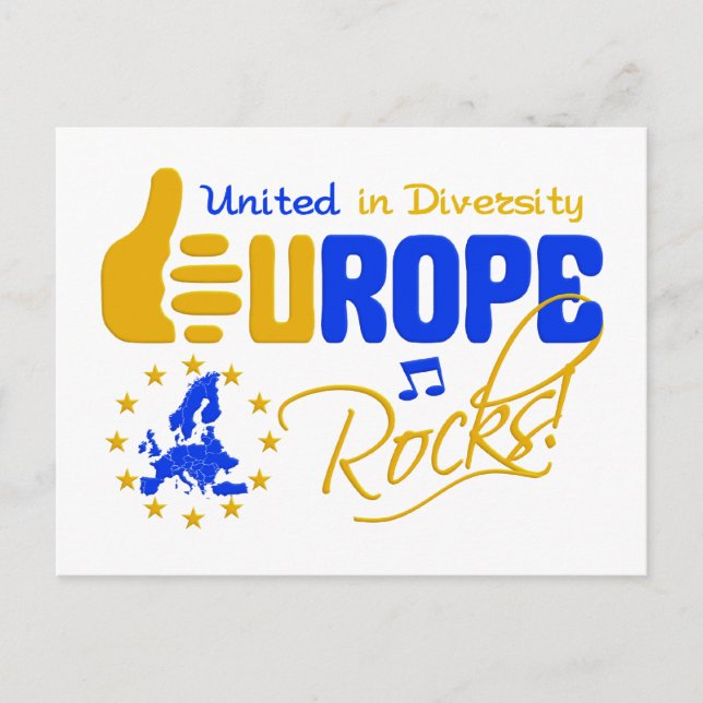 ¡Europa Rocks! postal (Anverso)