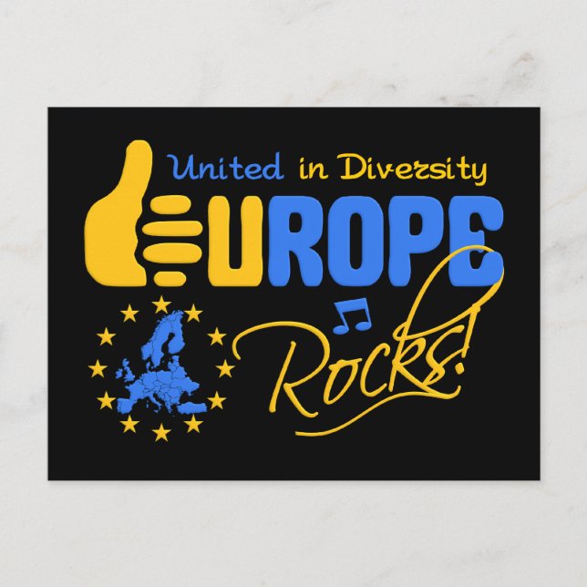 ¡Europa Rocks! postal (Anverso)