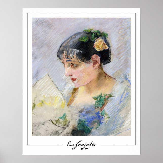 Eva Gonzalès Póster de Arte Zedign #70 (Frente)