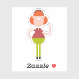 Eva - Pegatina del mapa de ruta de Global Up