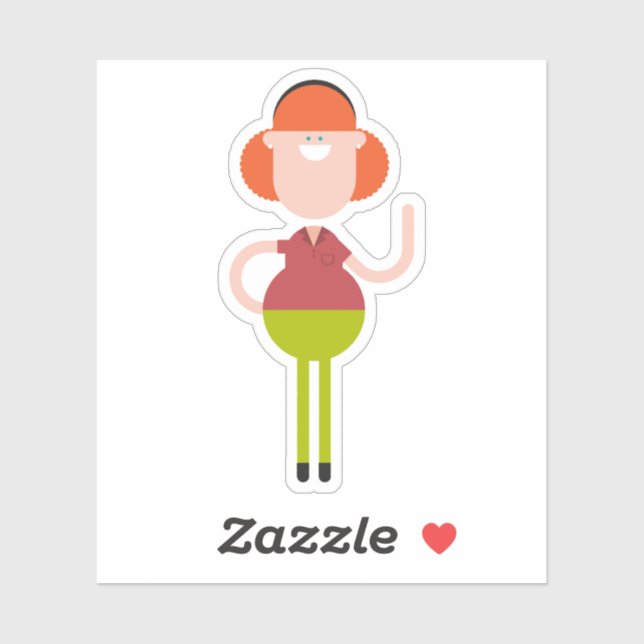 Eva - Pegatina del mapa de ruta de Global Up (Hoja)