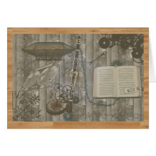 Evasión de Steampunk del Clarinet