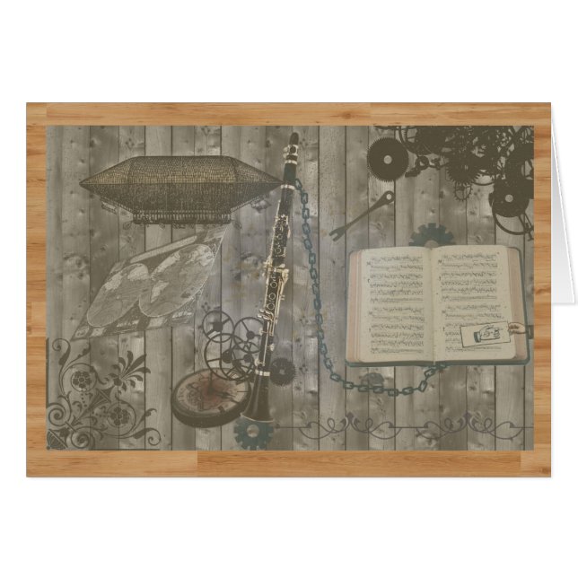 Evasión de Steampunk del Clarinet (Anverso (Horizontal))