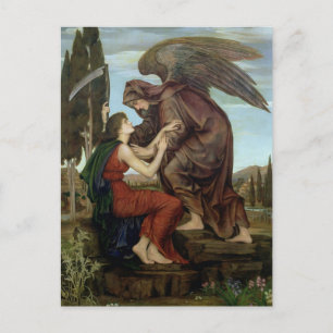 Evelyn de Morgan - Tarjeta postal del Ángel de la 