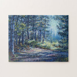 "Evening Light On the Trail" Jigsaw Puzzle