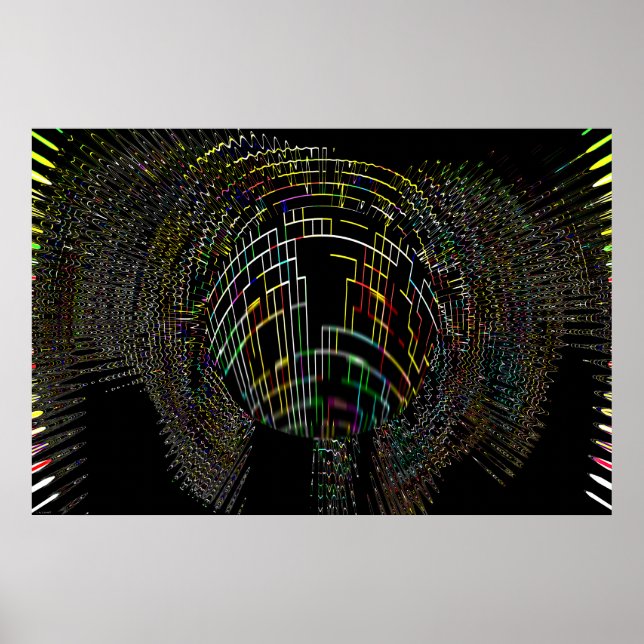 "Event Horizon" Impresión de arte astronómico Blac (Frente)