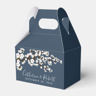 Evento boda Cerezo Blossom Caja de Favor Azul de l