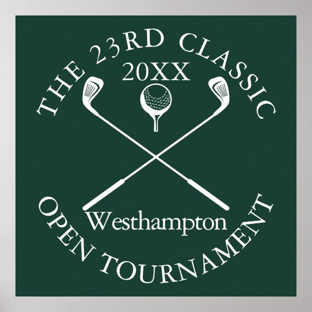 Evento Clásico Torneo de Golf Señal Verde Esmerald (Frente)