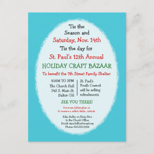 Evento de feriado de invierno, Fiesta, Invitación 