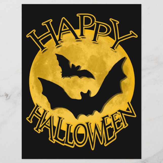 Evento de Halloween y volantes de Fiestas (Frente)