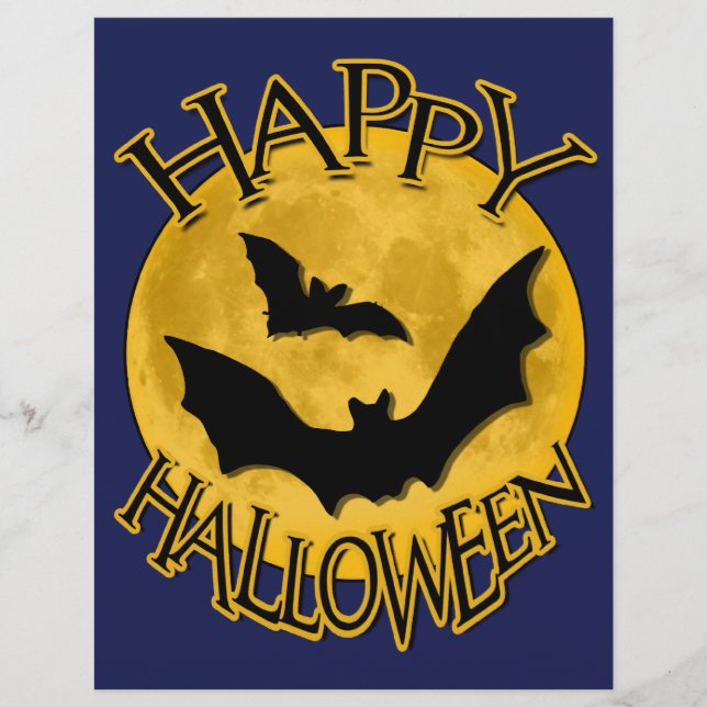 Evento de Halloween y volantes de Fiestas (Frente)