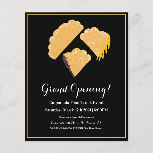 Evento Empanada Food Truck Flyer (Frente)