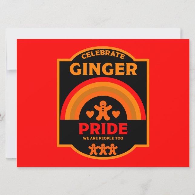 Eventos del Mes del Día del Orgullo Ginger (Anverso)