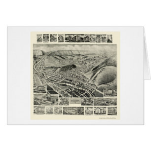Everett, mapa panorámico del PA - 1905