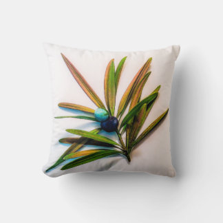 Evergreen Sprig con Cojín decorativo Berries