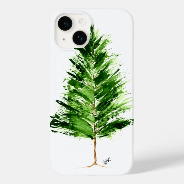 Evergreen Tree iPhone 14 Apenas hay Funda (Reverso )