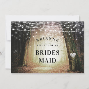Evermore   Tarjeta de propuesta encantada de la da