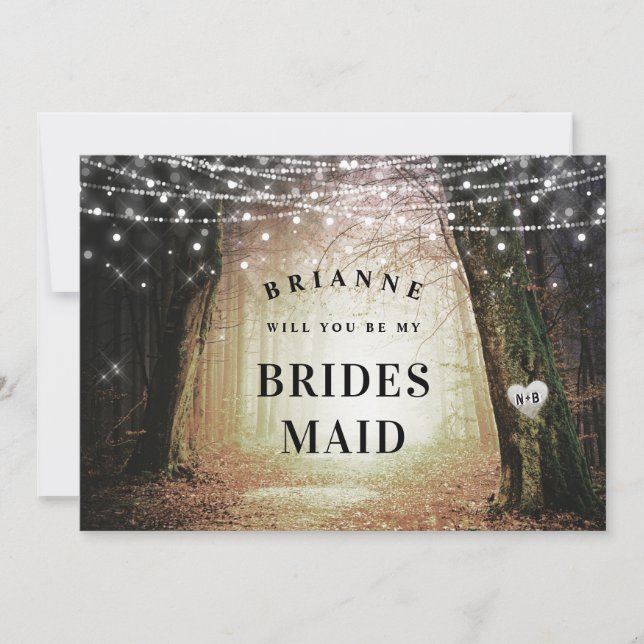Evermore | Tarjeta de propuesta encantada de la da (Anverso)