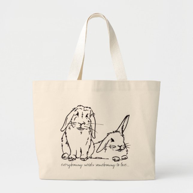 Everybunny necesita somebunny amar la bolsa de (Frente)
