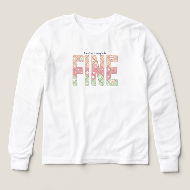 Everything Is Going To Be Fine Tri-Blend Shirts (Diseño frontal)