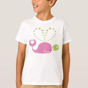 EveWhale embroma la camiseta blanca