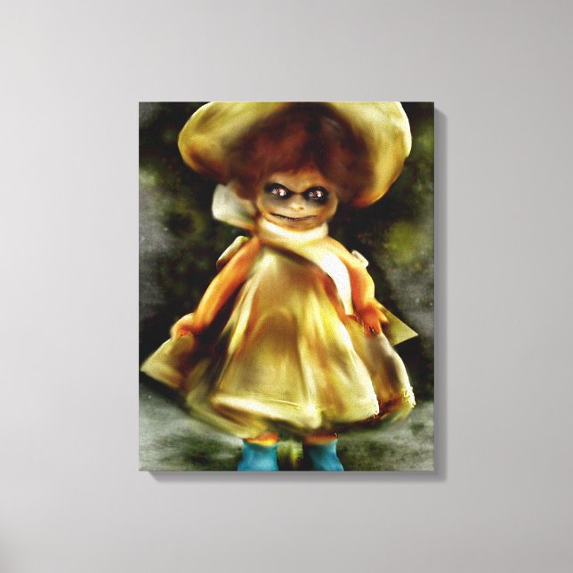 EVIL DORA DOLL, producto de muñecas aterrador arte (Anverso)