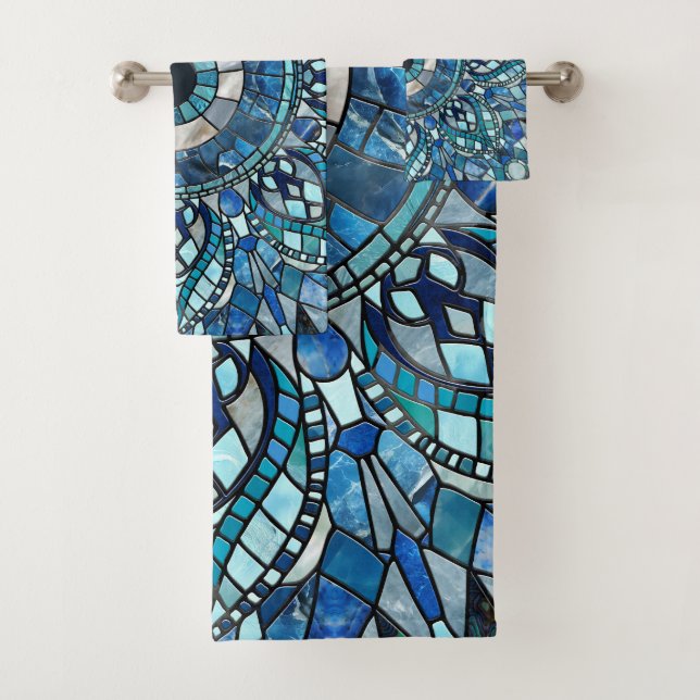 Evil Eye Amulet Mosaic Mandala Art (In situ)