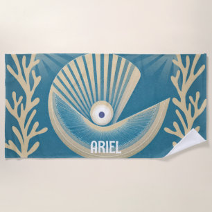 Evil Eye Modern Retro Toalla De Playa Subacuática