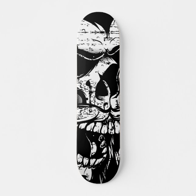 Evil Skull Skateboard Design (Anverso )