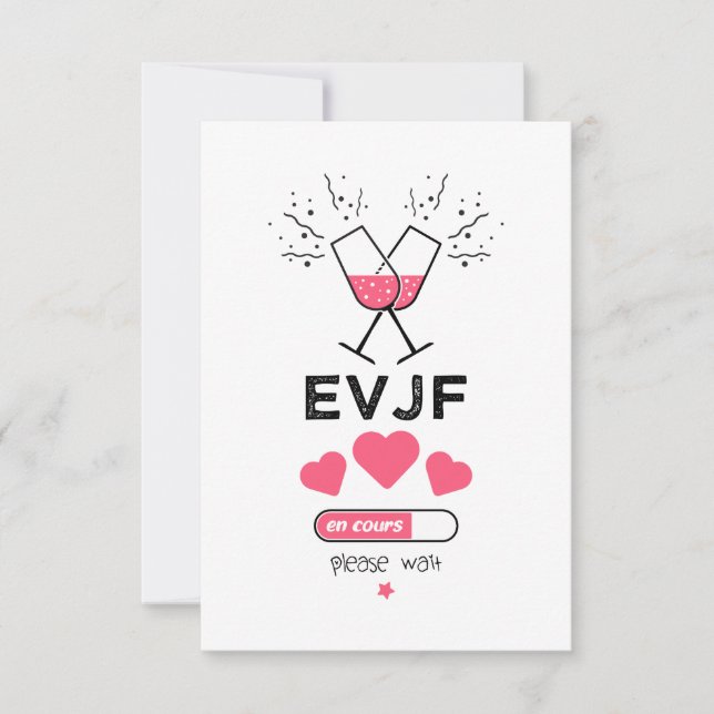 EVJF en cours please wait (Anverso)