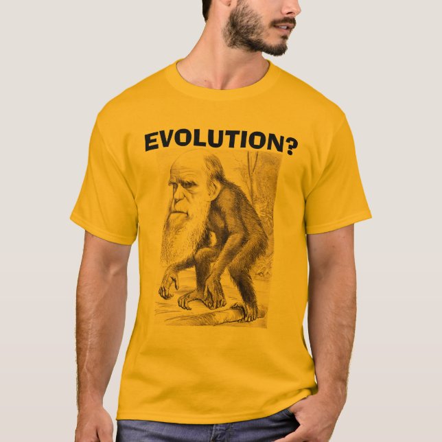 ¿Evolución de Charles Darwin? Camiseta (Anverso)