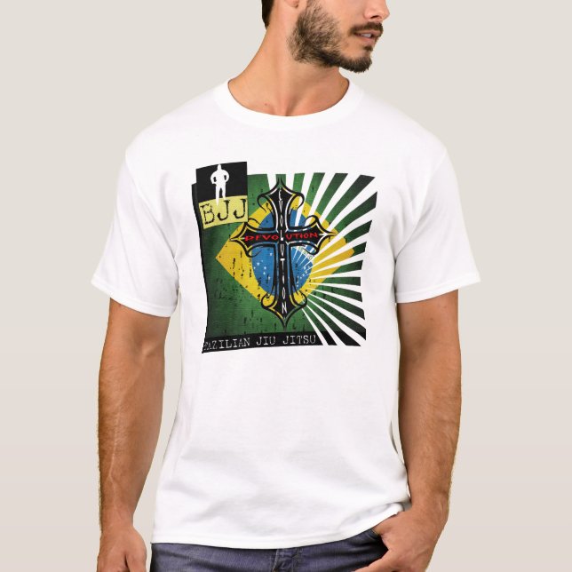 Evolución de Jiu Jitsu del brasilen@o + Camiseta (Anverso)