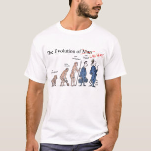 Evolución de la camiseta de los hombres de los