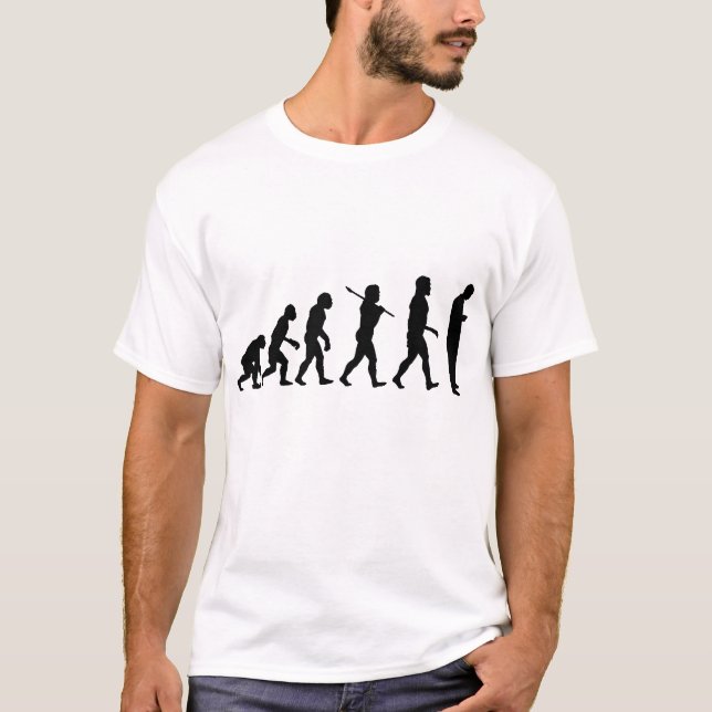 Evolución de la camiseta de Texting del hombre (Anverso)