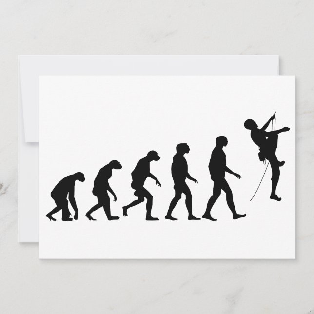 Evolución de la escalada de montaña (Anverso)