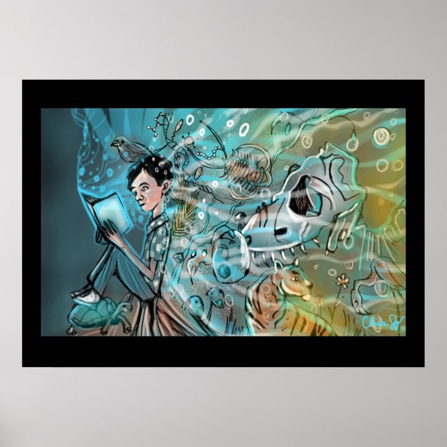 Evolución de la impresión de Ilustracion por Chris (Frente)